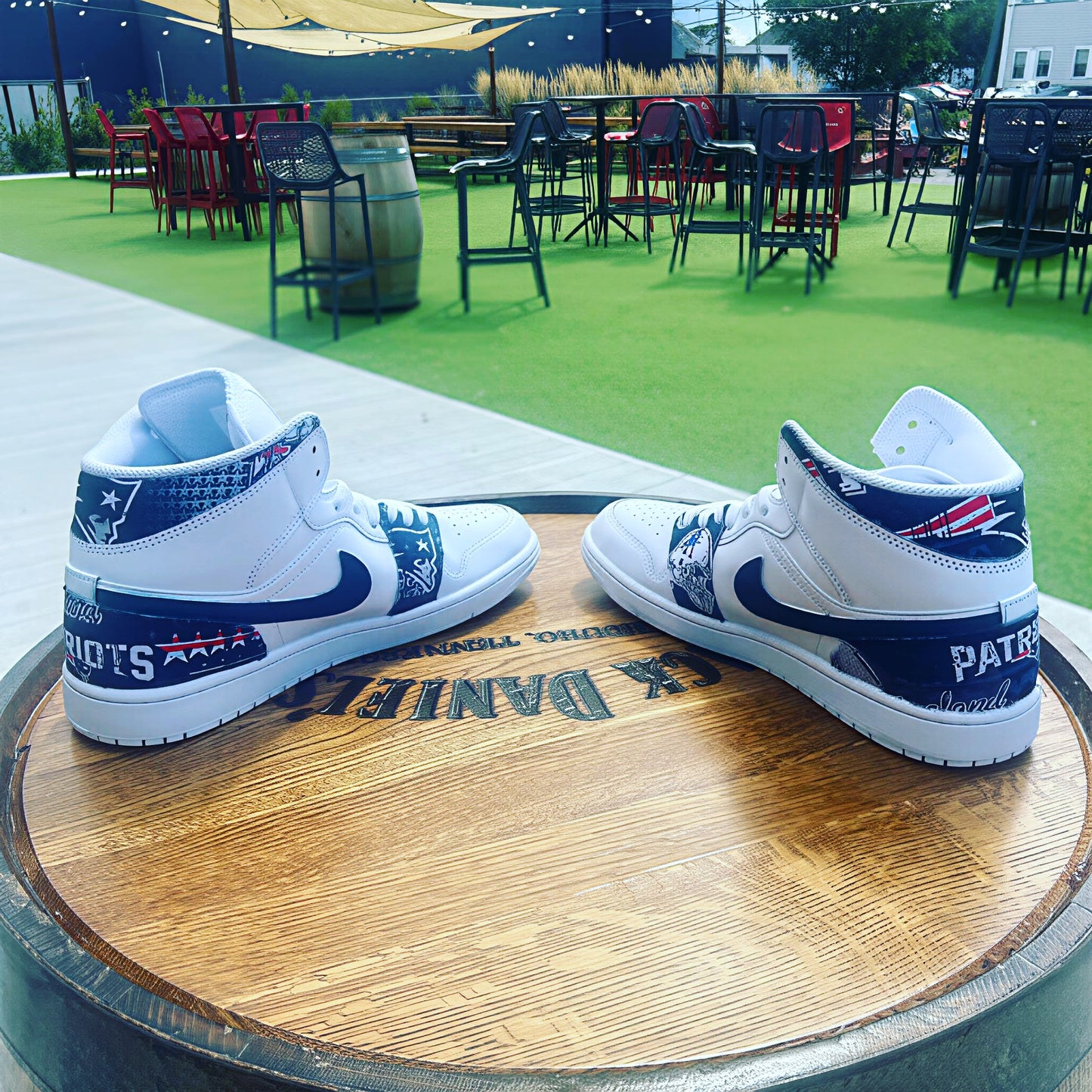 GAB Hall x AJ1's "Flying Elvis Pats" Custom Kicks