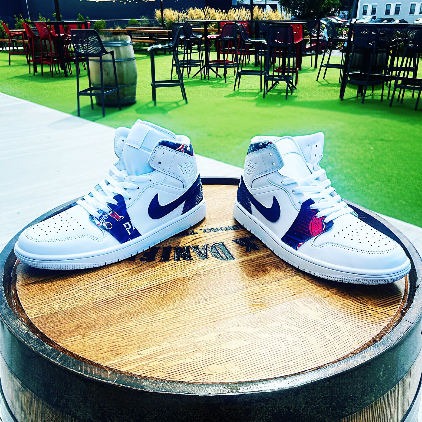 GAB Hall x AJ1's "Flying Elvis Pats" Custom Kicks