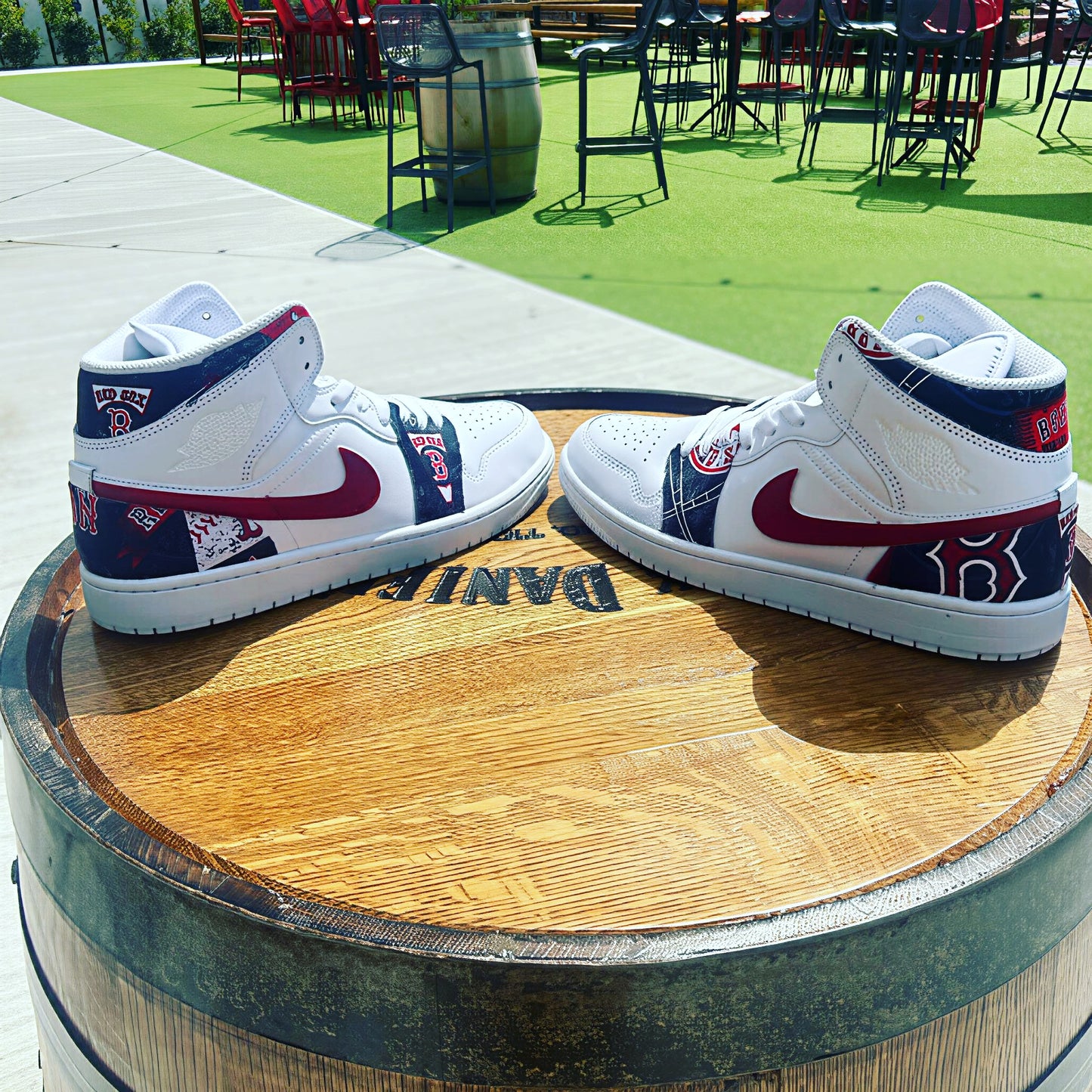 GAB Hall x AJ1's “Red Sox Nation" Custom Kicks