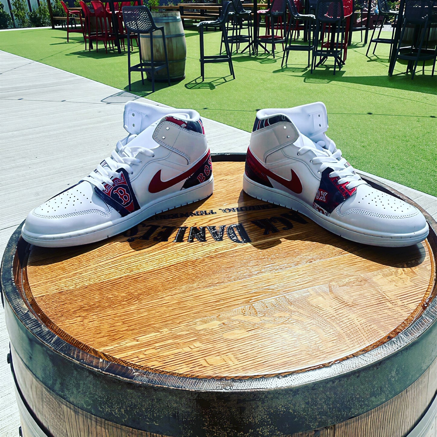 GAB Hall x AJ1's “Red Sox Nation" Custom Kicks