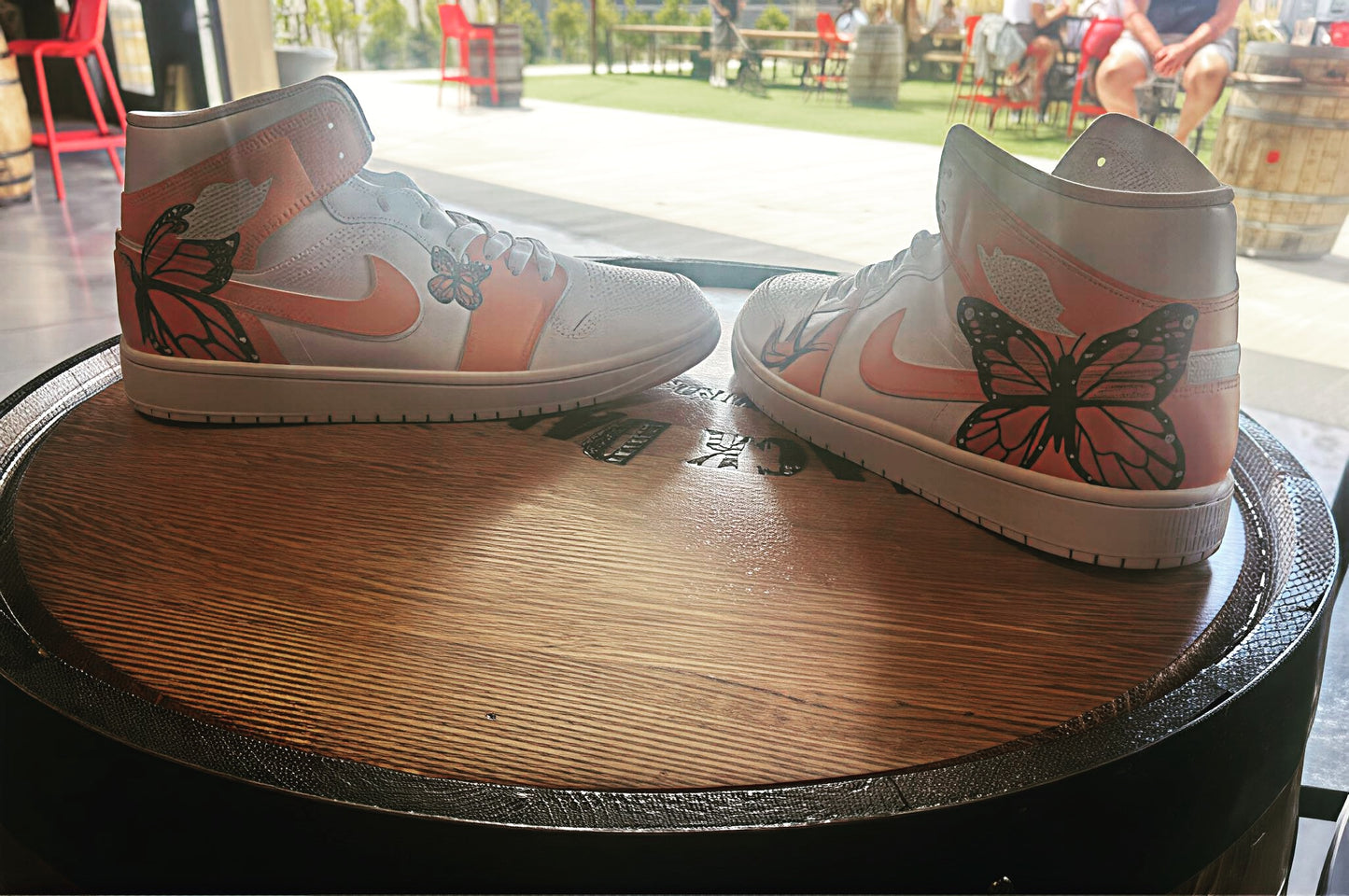 🦋 Custom Butterfly Nike Jordan 1 Mids